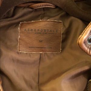 Woman’s faux leather jacket